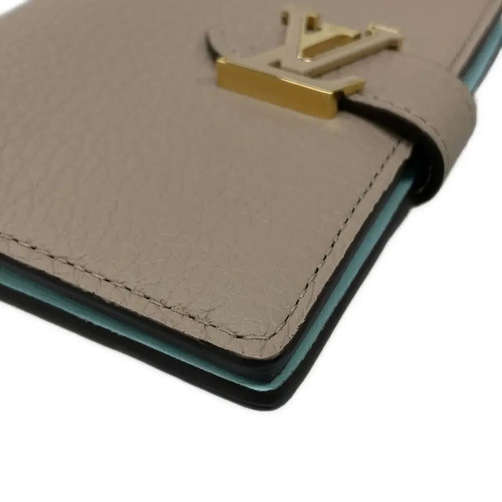 Louis Vuitton LV Vertical Wallet Compact Capucines Bifold Wallet M82198